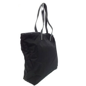 Prada leather logo nylon plaque bag black shopping tote triangle Tessuto iconic